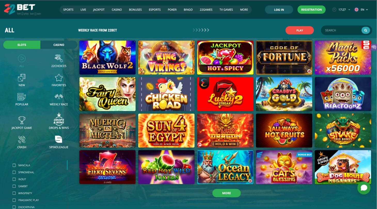 22Bet Casino
