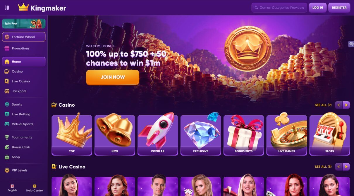 Kingmaker Casino