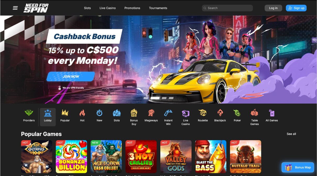 Need for Spin Casino