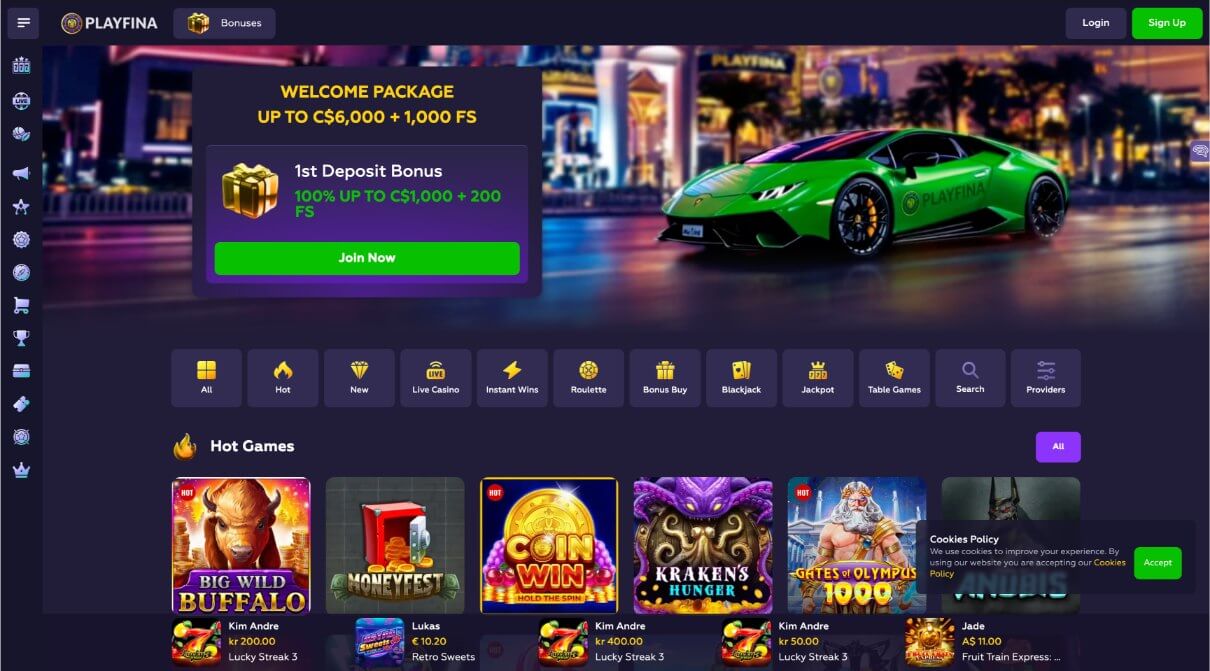 Playfina Casino