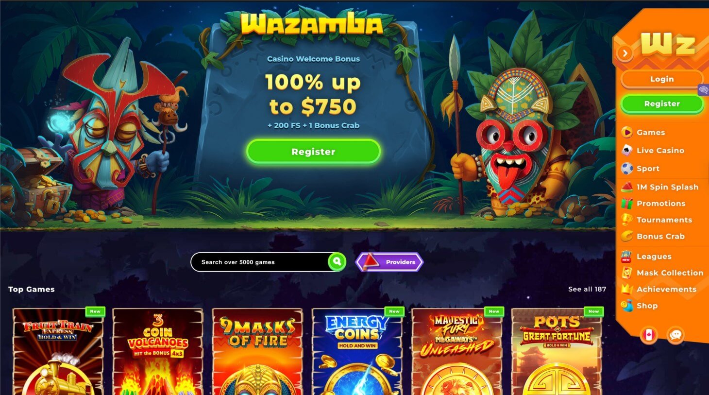 Wazamba Casino